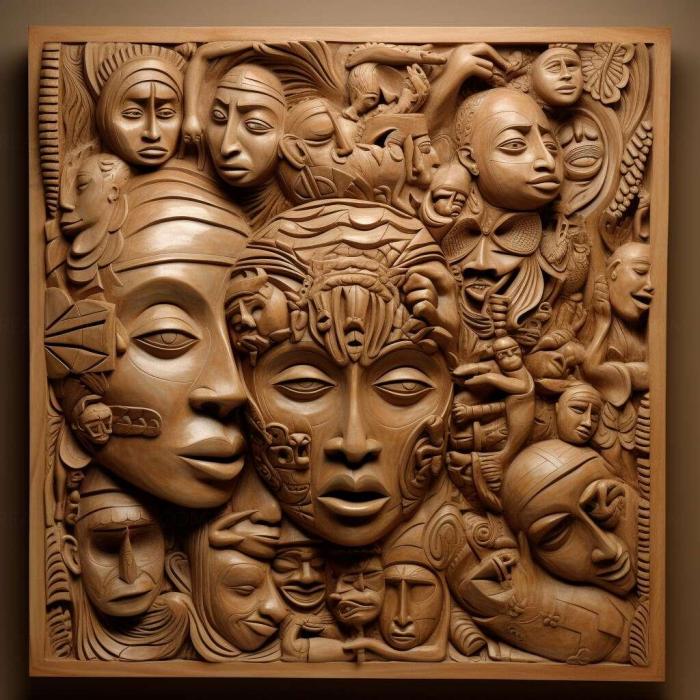 نموذج ثلاثي الأبعاد لآلة CNC 3D Art 